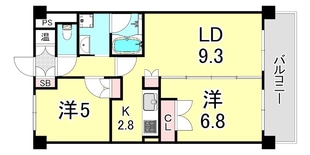 サニープレイス西芦屋　2号館の物件間取画像